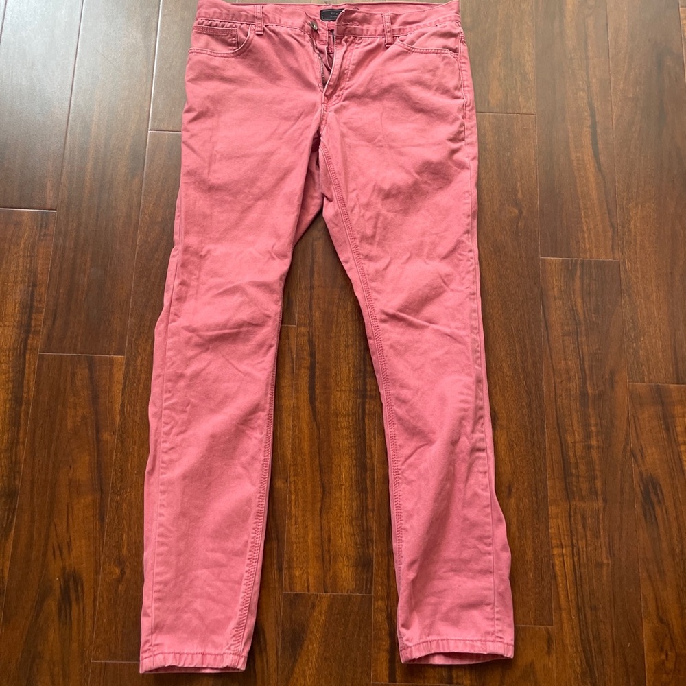 21MEN Red Salmon Chino Khaki Jeans Size 34 X 32